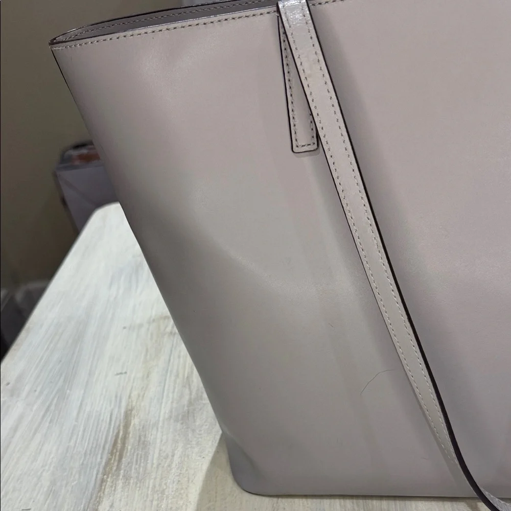 Kate Spade Light Gray Tote Bag